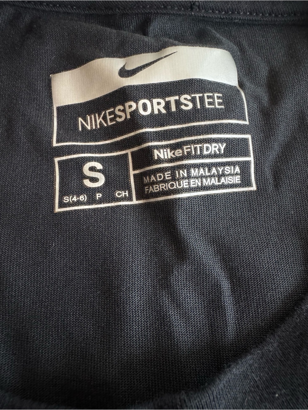 Nike Women’s Black Short-Sleeve Performance Tee Size Small - Picture 2 of 5